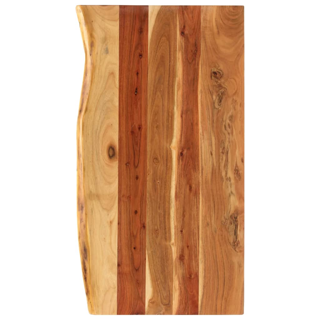 bordplade til toiletbord 100x52x3,8 cm massivt akacietr