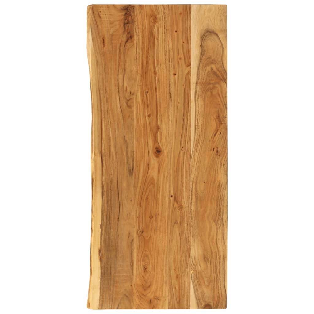 bordplade til toiletbord 114x52x2,5 cm massivt akacietr
