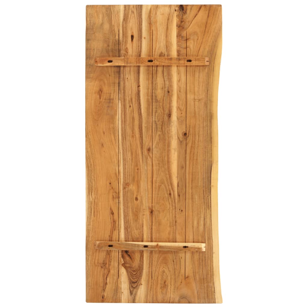 bordplade til toiletbord 114x52x2,5 cm massivt akacietræ