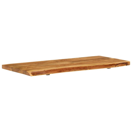 bordplade til toiletbord 114x52x4 cm massivt akacietræ