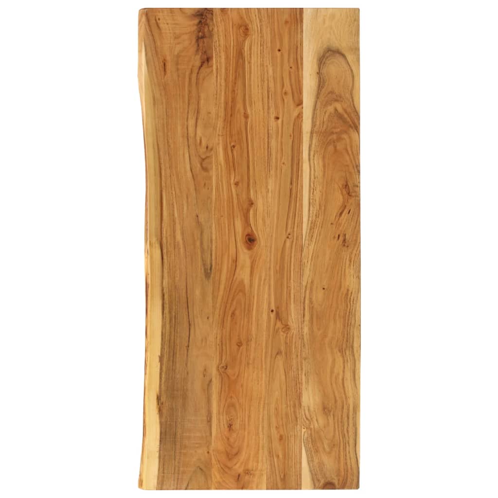bordplade til toiletbord 140x52x2,5 cm massivt akacietr