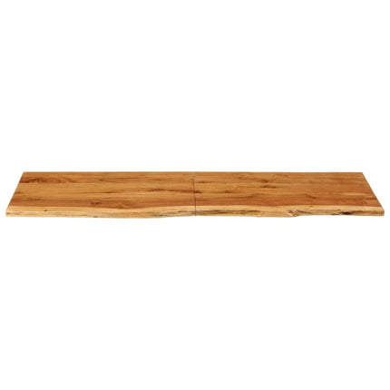 bordplade til toiletbord 140x52x2,5 cm massivt akacietræ