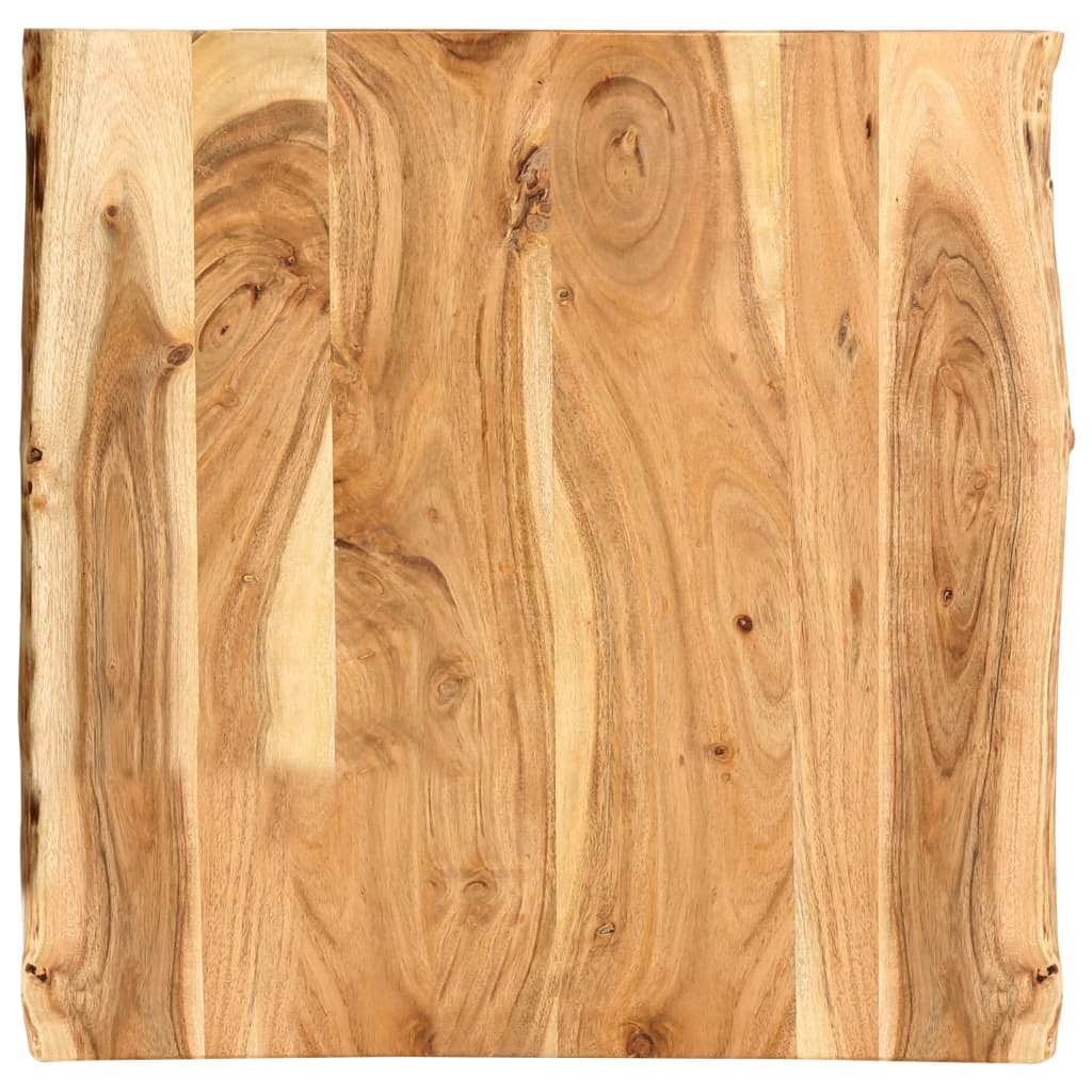 bordplade 58x(50-60)x2,5 cm massivt akacietræ billede