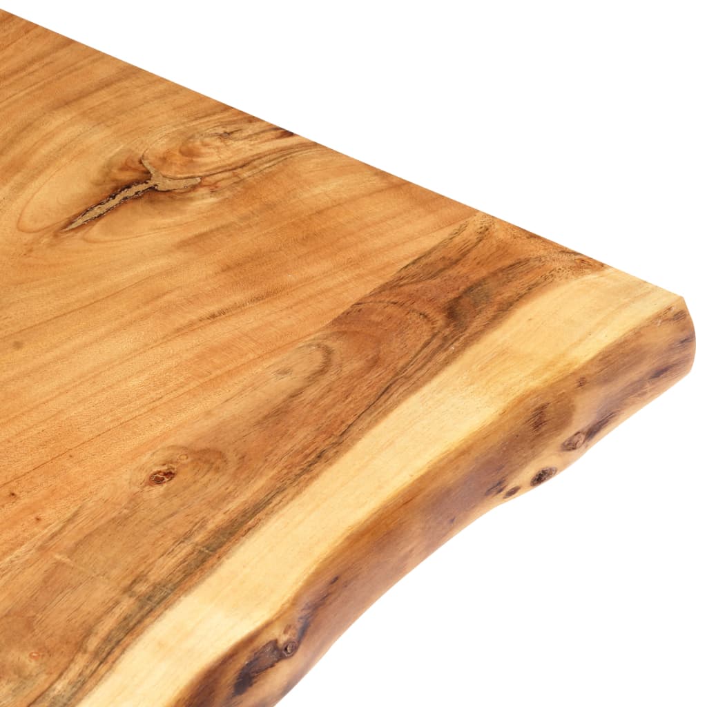 bordplade 80x(50-60)x2,5 cm massivt akacietræ