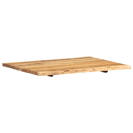 bordplade 80x(50-60)x2,5 cm massivt akacietræ