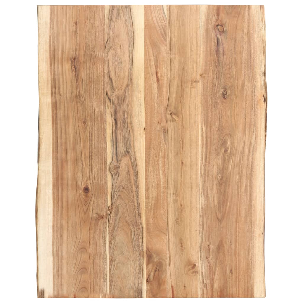 bordplade 80x(50-60)x3,8 cm massivt akacietræ