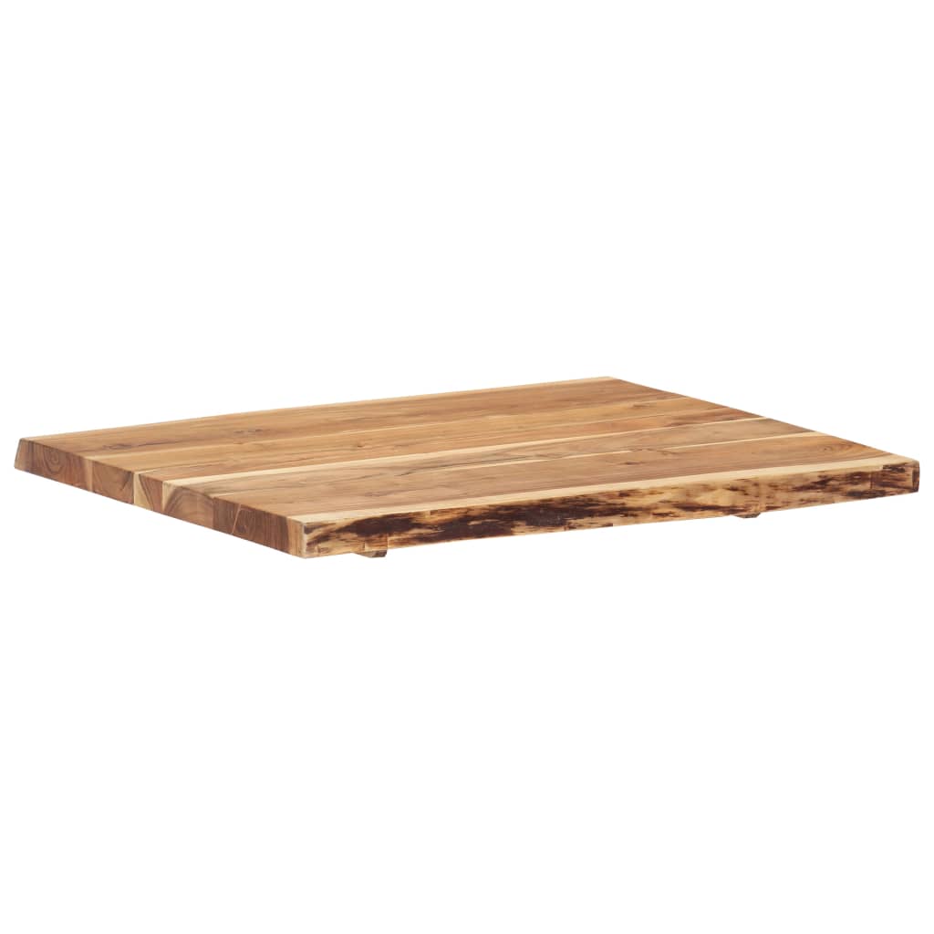 bordplade 80x(50-60)x3,8 cm massivt akacietræ