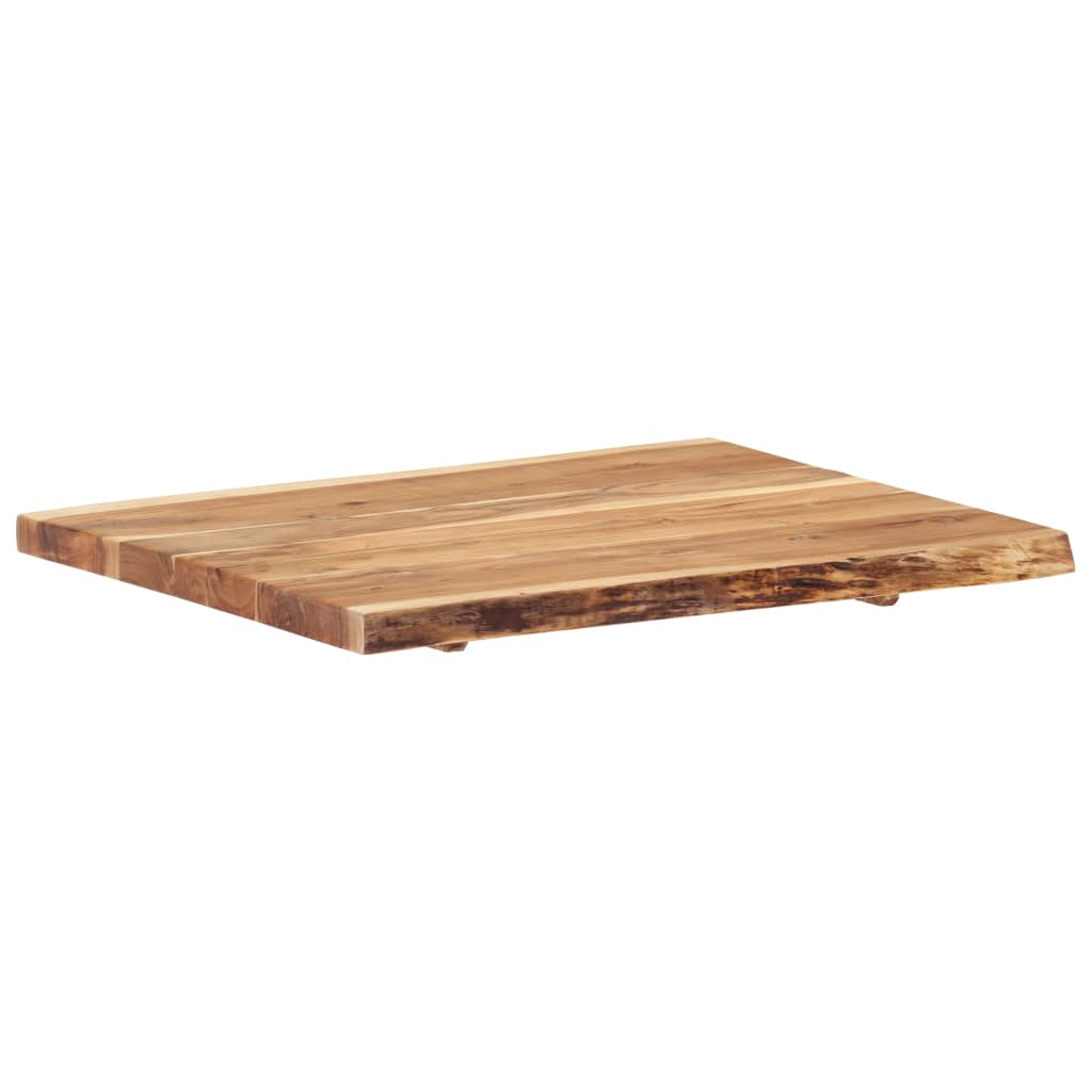 bordplade 80x(50-60)x3,8 cm massivt akacietræ