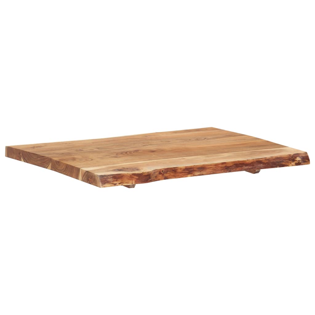 bordplade 80x(50-60)x3,8 cm massivt akacietræ