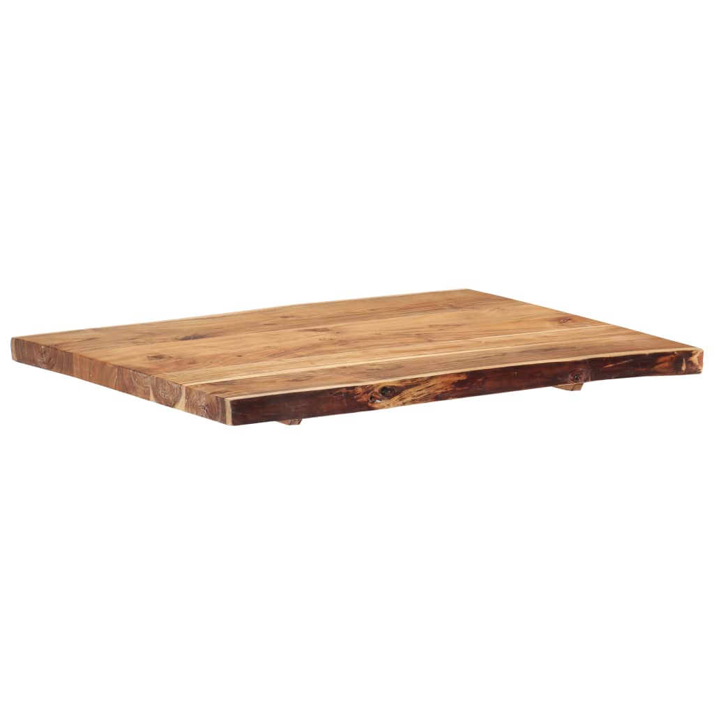 bordplade 80x(50-60)x3,8 cm massivt akacietræ