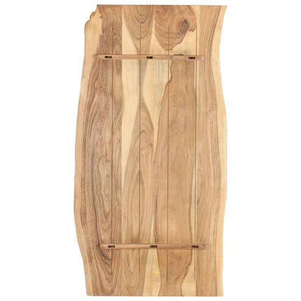 bordplade 118x(50-60)x2,5 cm massivt akacietræ