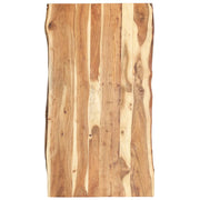 bordplade 118x(50-60)x3,8 cm massivt akacietræ