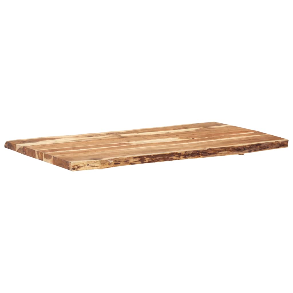 bordplade 118x(50-60)x3,8 cm massivt akacietræ