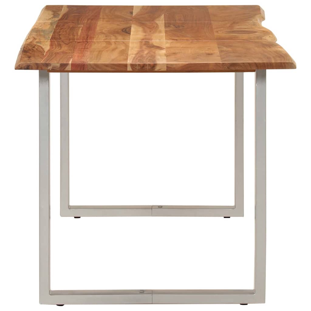 spisebord 154x80x76 cm massivt akacietræ