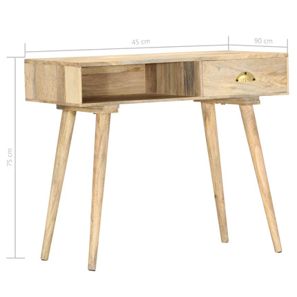 konsolbord 90x45x75 cm massivt mangotræ