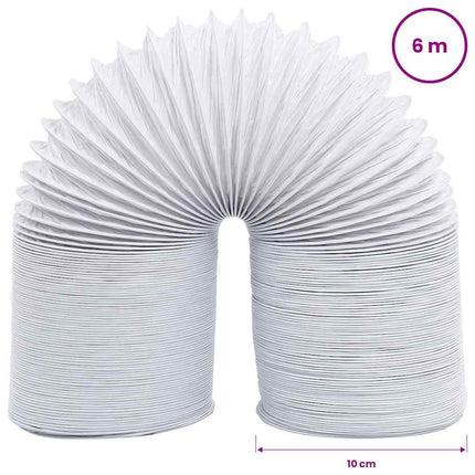 udluftningsrør 6 m 10 cm PVC