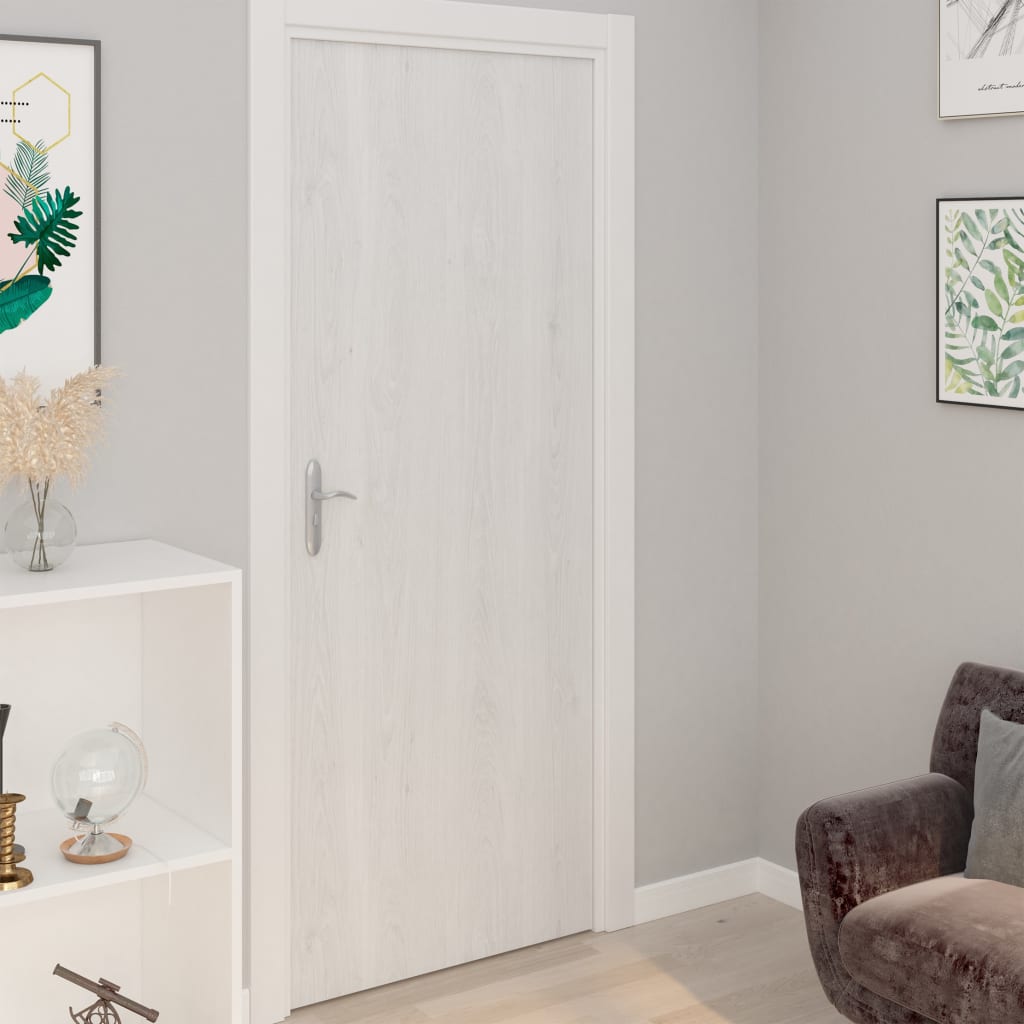 selvklæbende folie til møbler 500x90 cm PVC hvidt træ