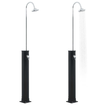 soldrevet bruser 214 cm 20 l sort