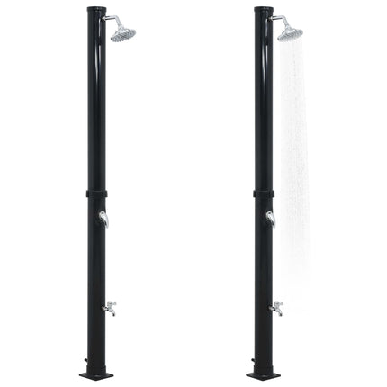 soldrevet bruser 220 cm 20 l sort