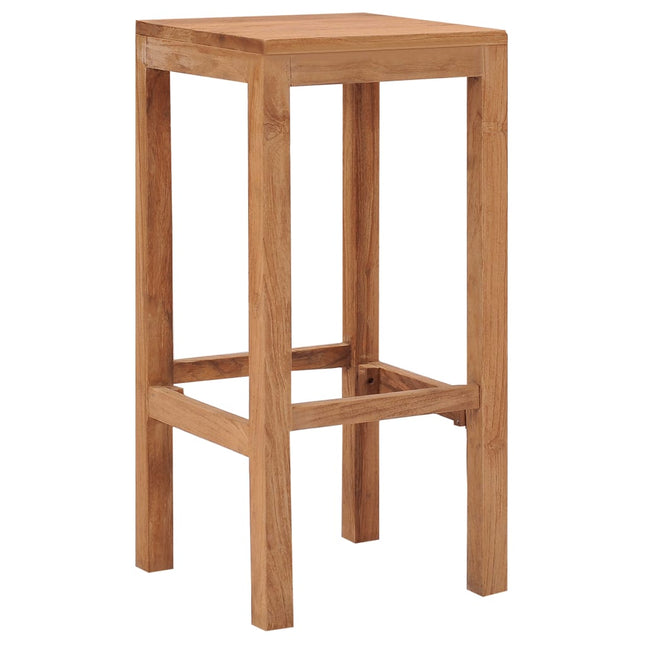 barstole 4 stk. massivt teaktræ