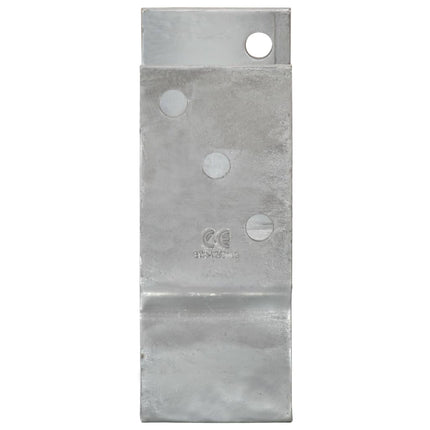 jordankre 6 stk. 7x6x15 cm galvaniseret stål sølvfarvet