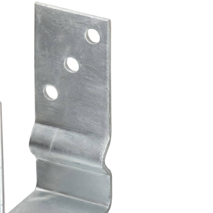 jordankre 12 stk. 7x6x15 cm galvaniseret stål sølvfarvet