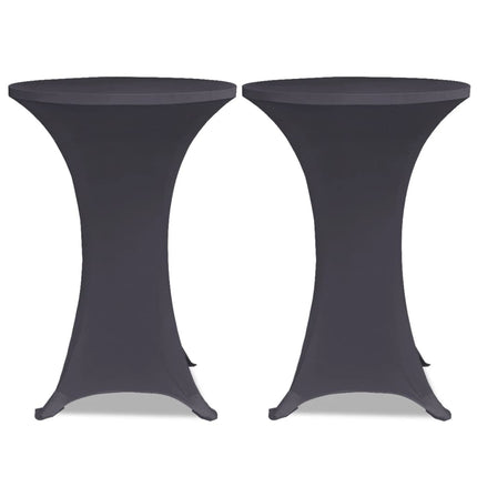 bordovertræk i stretch 4 stk. 60 cm antracitgrå