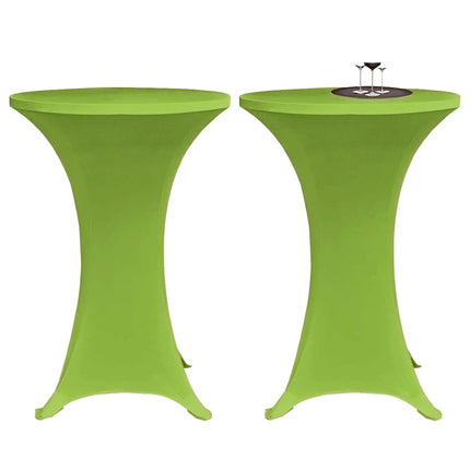 bordovertræk i stretch 4 stk. 60 cm grøn