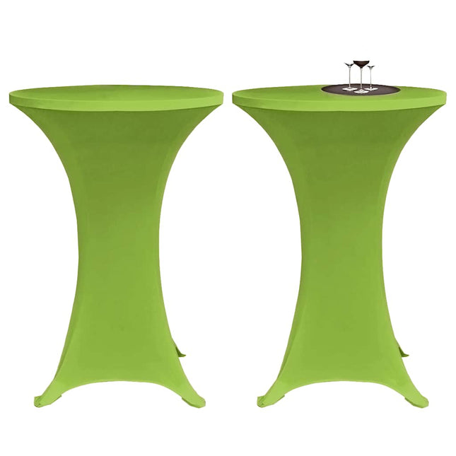 bordovertræk i stretch 4 stk. 60 cm grøn