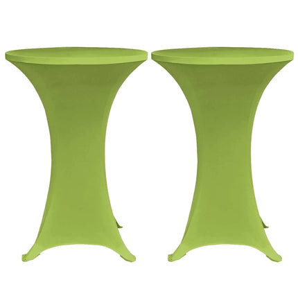 bordovertræk i stretch 4 stk. 60 cm grøn