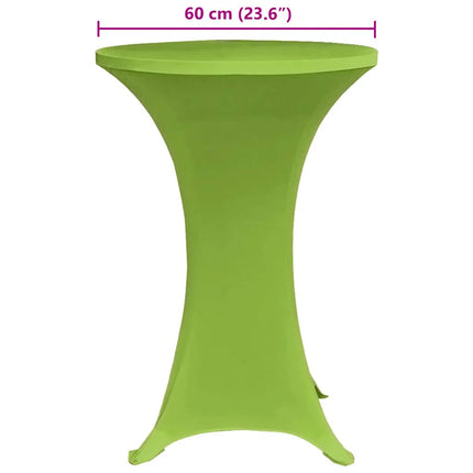 bordovertræk i stretch 4 stk. 60 cm grøn