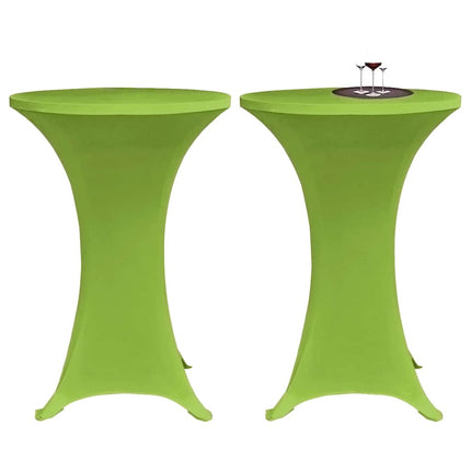 bordovertræk i stretch 4 stk. 70 cm grøn