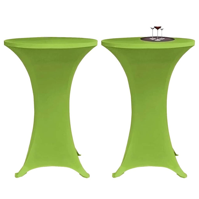 bordovertræk i stretch 4 stk. 70 cm grøn