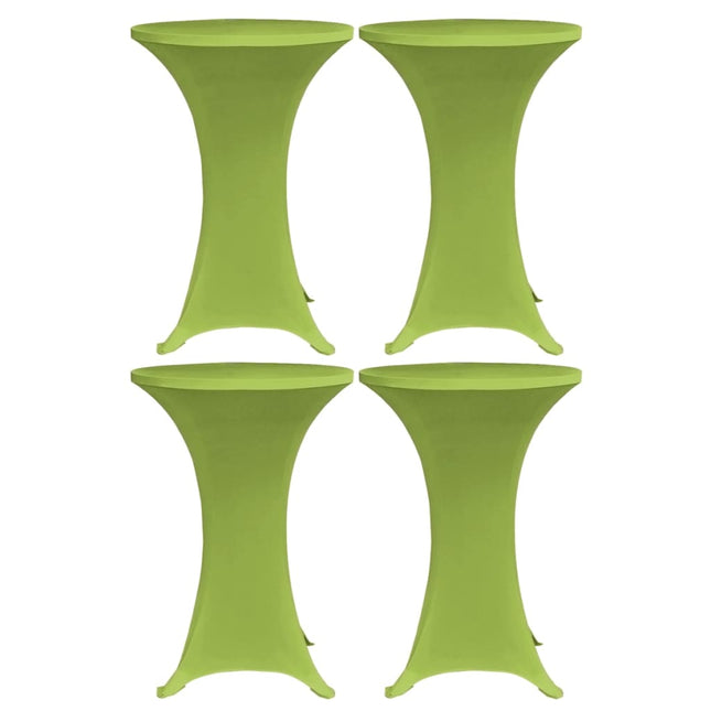 bordovertræk i stretch 4 stk. 80 cm grøn