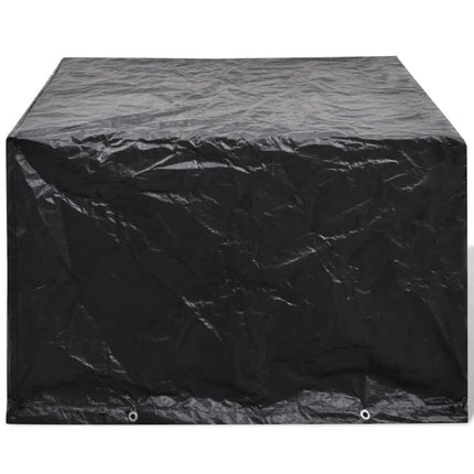 møbelovertræk 2 stk. 4 pers. polyrattansæt 8 huller 113x113 cm