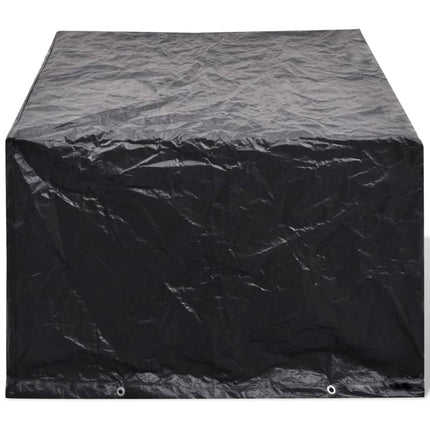 havemøbelovertræk 2 stk. 4-pers. sæt 8 snørehuller 180x140 cm
