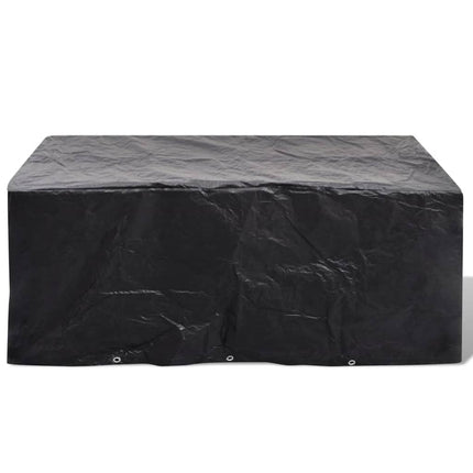 havemøbelovertræk 2 stk. 6-pers. sæt 10 snørehuller 240x140 cm