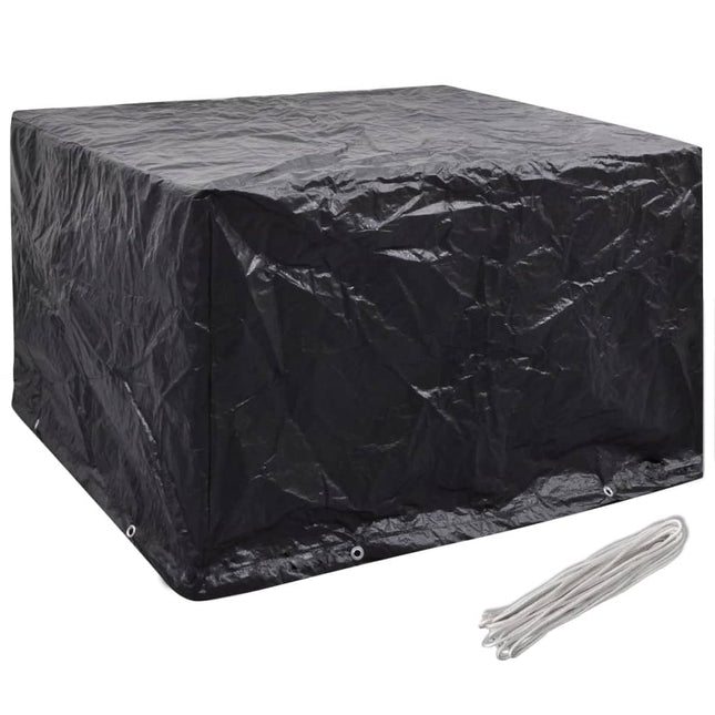 havemøbelovertræk 2 stk. 8 snørehuller 135x135x90 cm