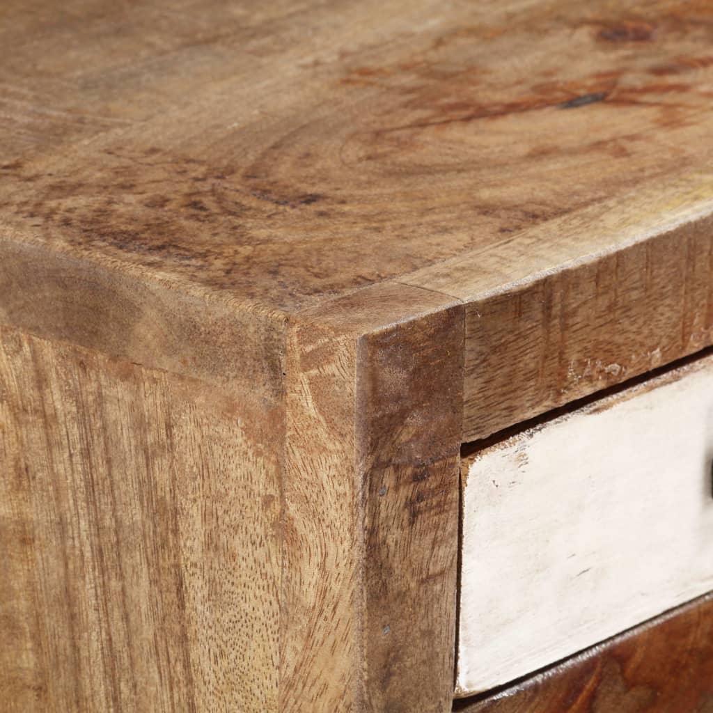 kommode 45x30x105 cm massivt genbrugstræ