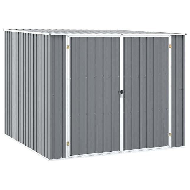 haveskur 195x198x159 cm galvaniseret stål grå