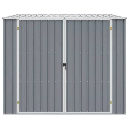 haveskur 195x198x159 cm galvaniseret stål grå