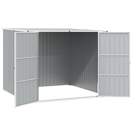 haveskur 195x198x159 cm galvaniseret stål grå