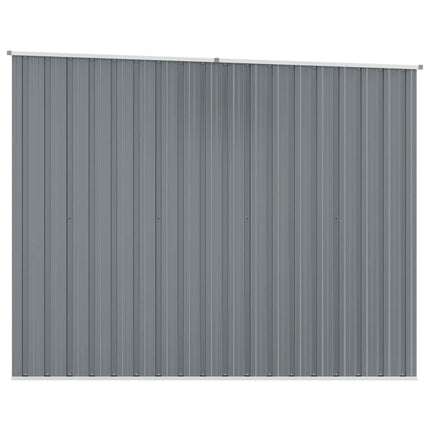 haveskur 195x198x159 cm galvaniseret stål grå
