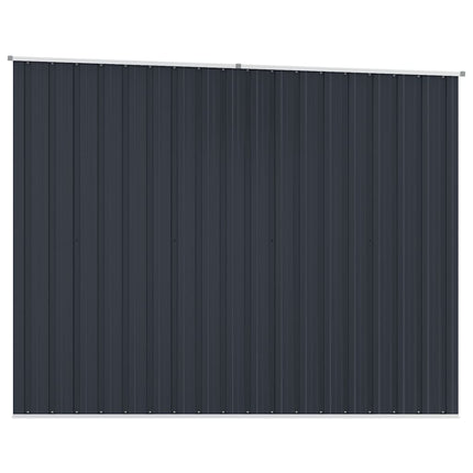 haveskur 195x198x159 cm galvaniseret stål antracitgrå