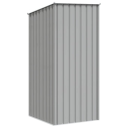 haveskur 87x98x159 cm galvaniseret stål grå