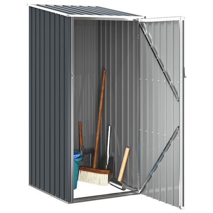 haveskur 87x98x159 cm galvaniseret stål antracitgrå