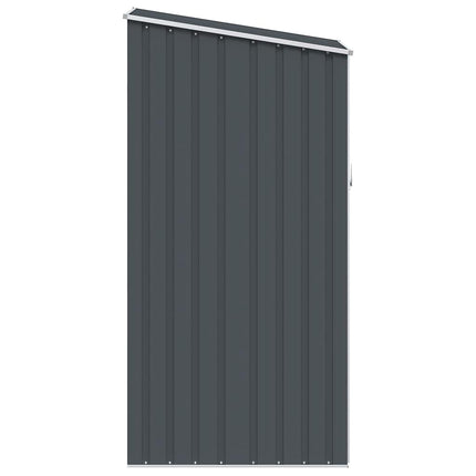 haveskur 87x98x159 cm galvaniseret stål antracitgrå