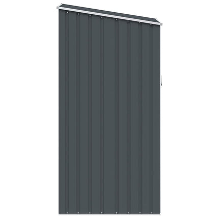 haveskur 87x98x159 cm galvaniseret stål antracitgrå