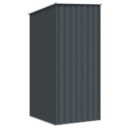 haveskur 87x98x159 cm galvaniseret stål antracitgrå