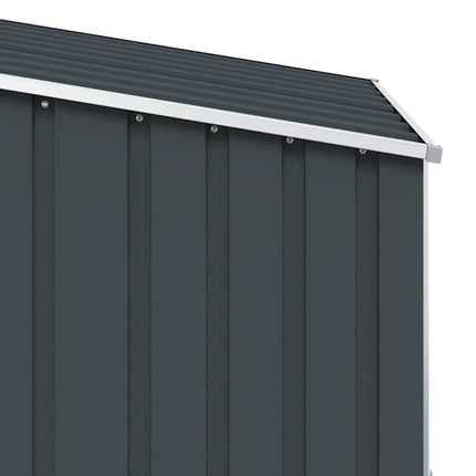 haveskur 87x98x159 cm galvaniseret stål antracitgrå